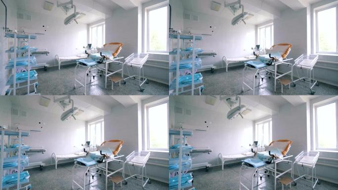 诊所的妇科室。妇科诊室空镜医院环境医院空