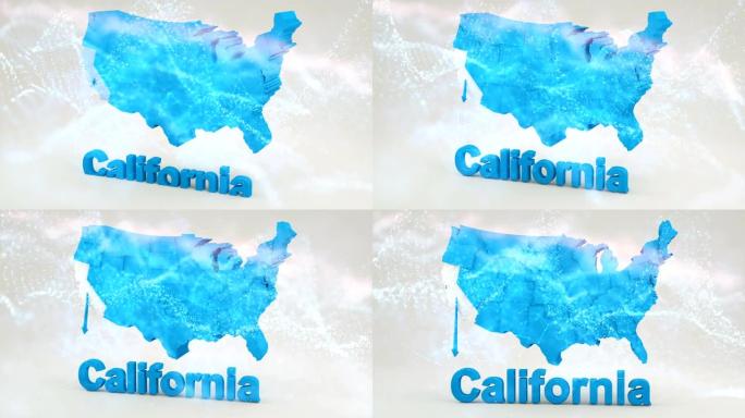 3D美国加利福尼亚州