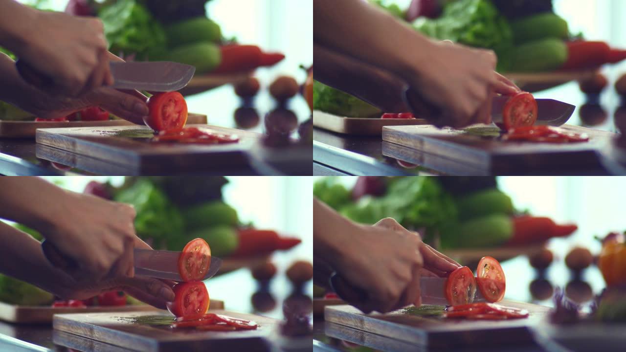切菜板: 切番茄西红柿沙拉