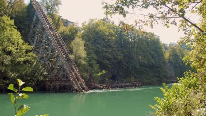 WS第二次世界大战被摧毁的铁路桥