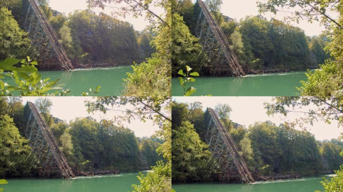 WS第二次世界大战被摧毁的铁路桥