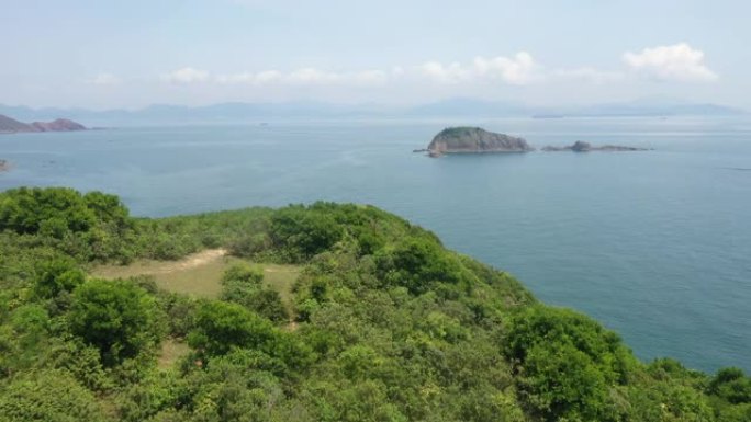 位于西贡的塔门或草岛的海景