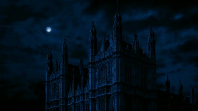 夜晚的议会大厦