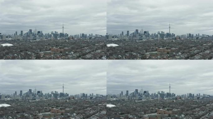 安大略省多伦多的4k空中拍摄。