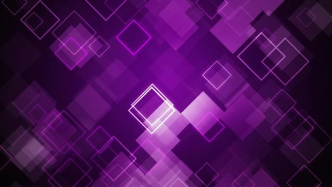 抽象紫色方块背景-(可循环)