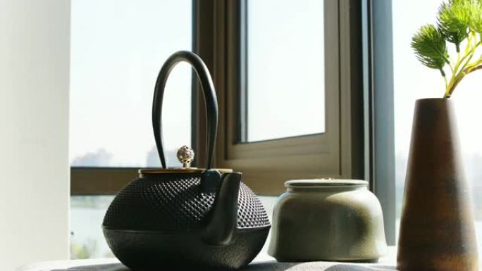 中国茶杯和茶壶