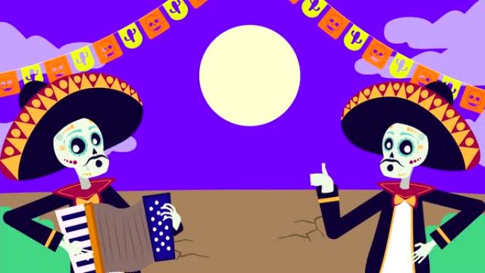 墨西哥万岁动画与墨西哥流浪头骨角色