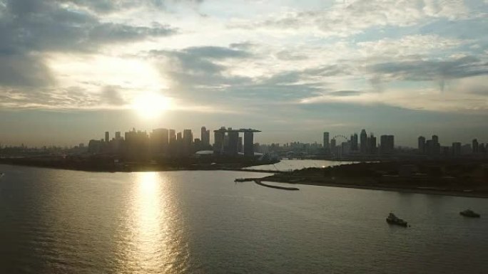 新加坡城市海湾港口国际中心旅游宣传