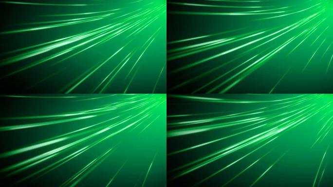 绿色光纤抽象背景 (可循环)