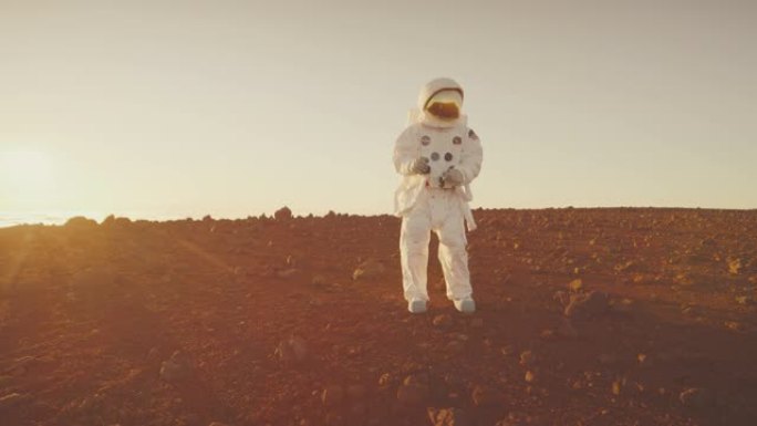 宇航员在火星上变得时髦