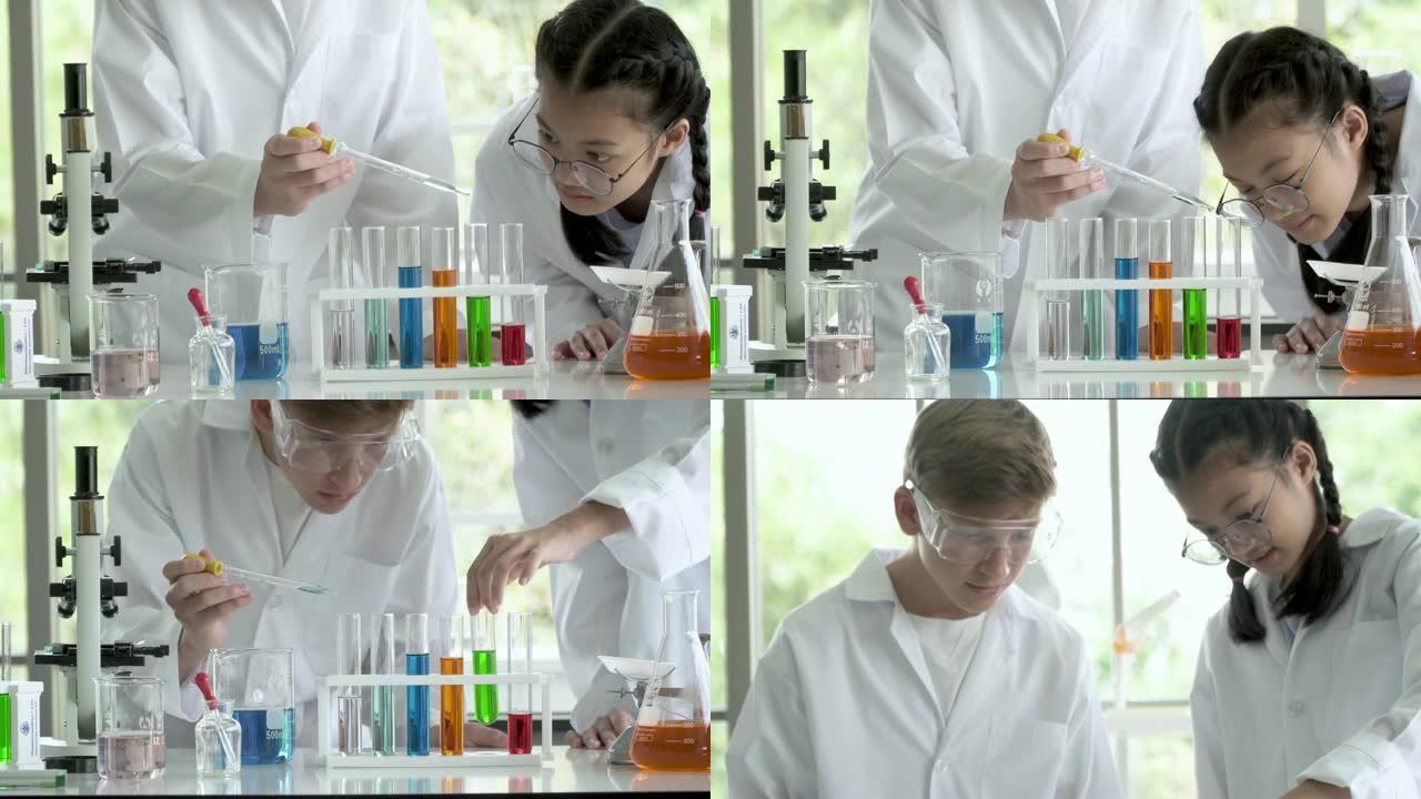 两名化学学生进行实验