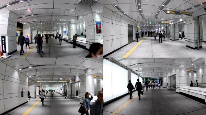 东京都政府大楼的Hyper lapse走道。