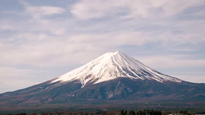 富士山日延时旅行、日落、云-天空、