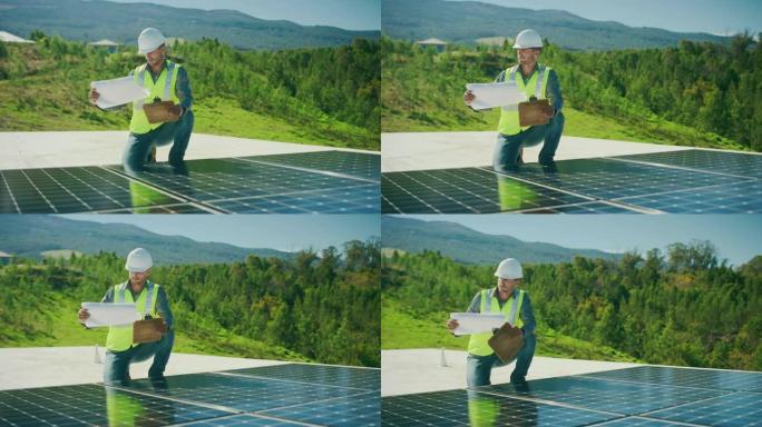 他保持千瓦的到来太阳能光伏电网工程师平板