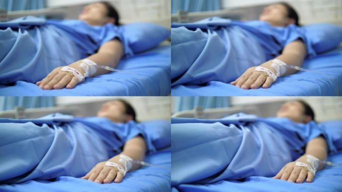 女性患者在医院手术后的睡眠和恢复
