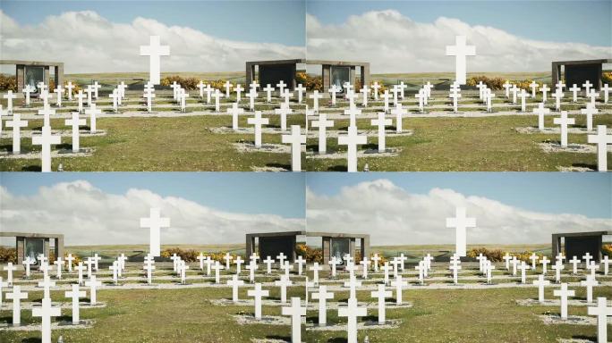 福克兰群岛(马尔维纳斯群岛)阿根廷军人公墓。