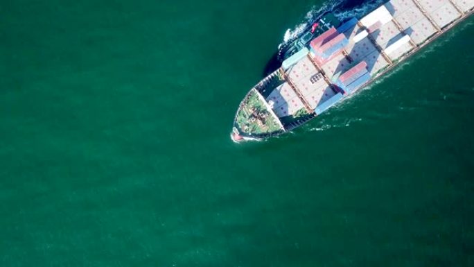 海洋中的集装箱船海洋集装箱船哈阳运输
