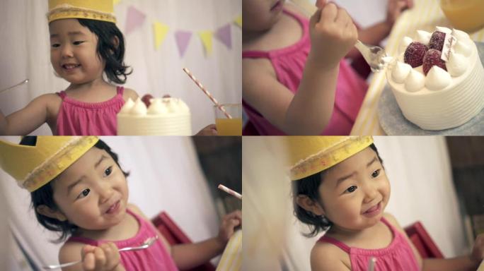 一个日本女孩的三岁生日