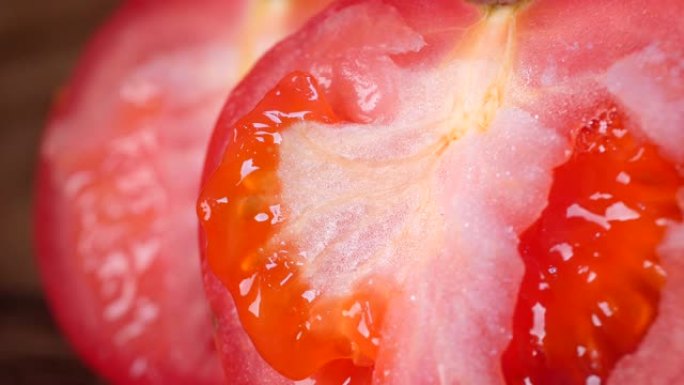 分离切片的番茄西红柿健康解暑