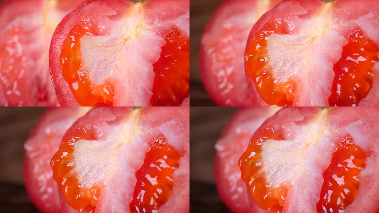 分离切片的番茄西红柿健康解暑