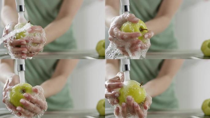 洗苹果清洗梨子干净