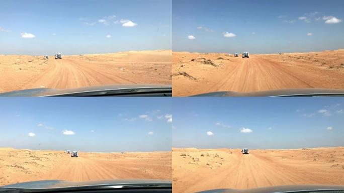 穿越沙漠的视点自驾游沙漠荒漠地点