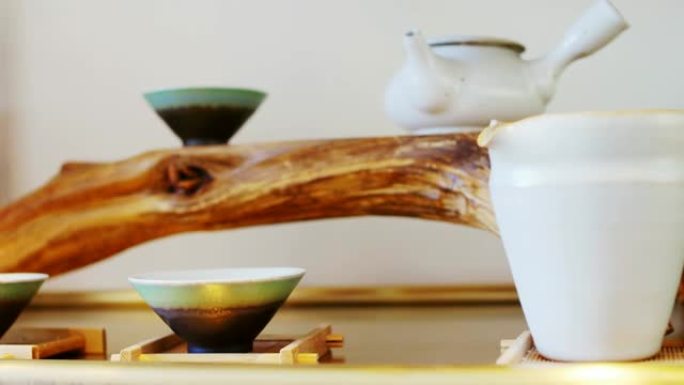中国茶杯和茶壶家居摆件景德镇桌