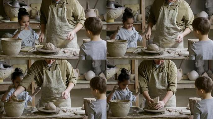 波特教孩子们如何使用粘土