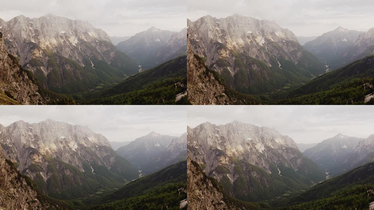 WS风景秀丽，雄伟的山景。