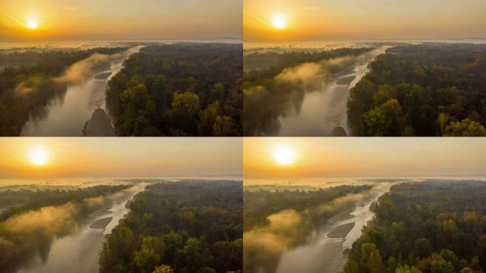 晨雾中的H/L穆尔河