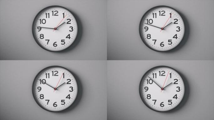 模拟时钟延时动画时钟转动指针时间