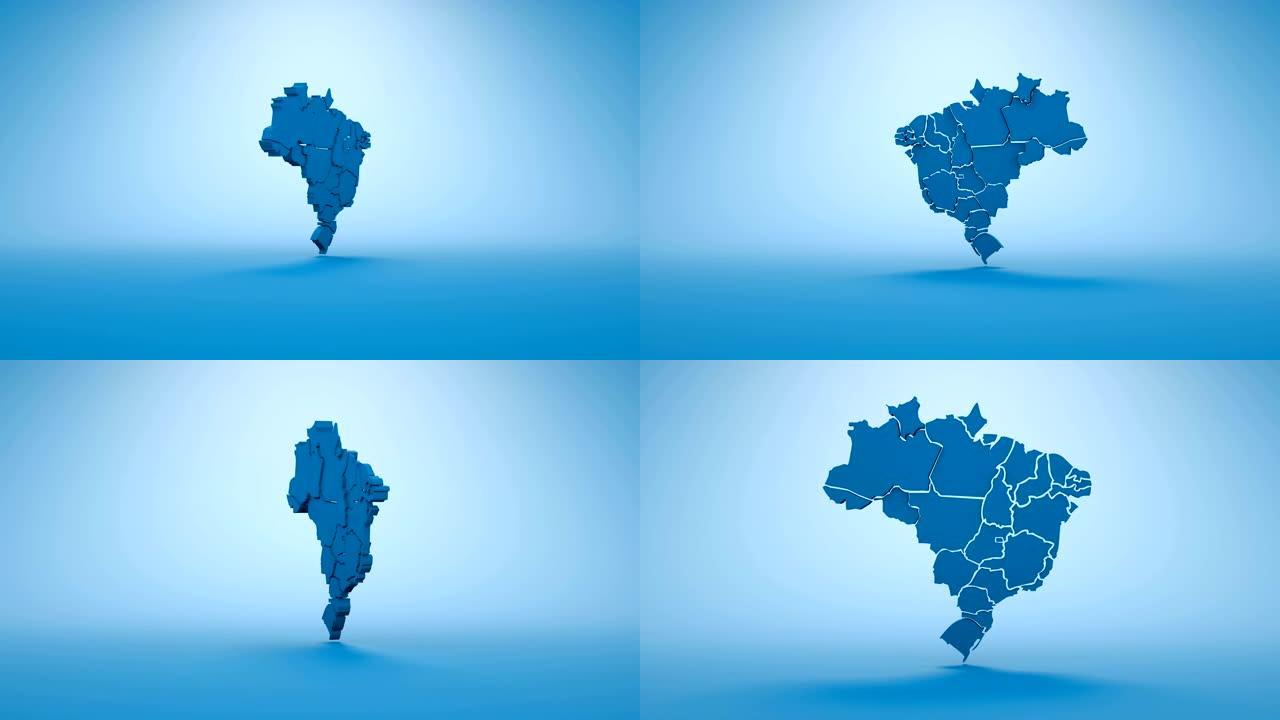 巴西地图巴西地图