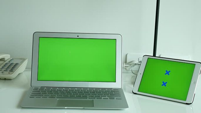 笔记本电脑和平板电脑绿屏