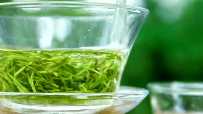 中国传统绿茶泡茶中国传统绿茶广告宣传片