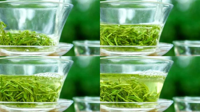 中国传统绿茶泡茶中国传统绿茶广告宣传片