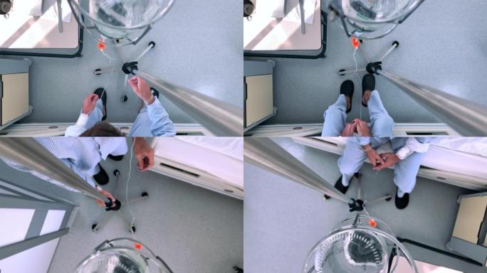 MS患者静脉输液注射打针输液护士护理扎针