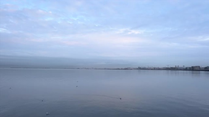 冰岛雷克雅未克的海景