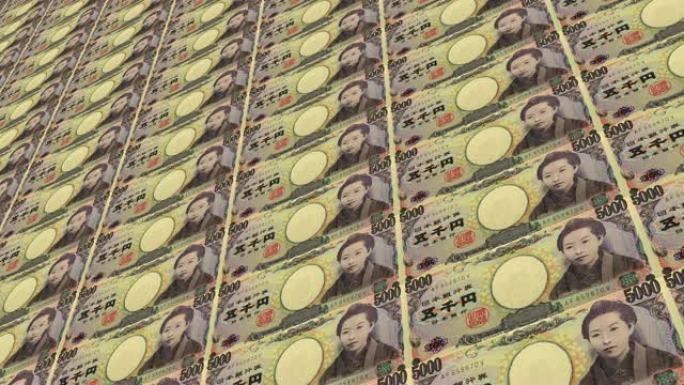 日元纸币金钱印钞钞票