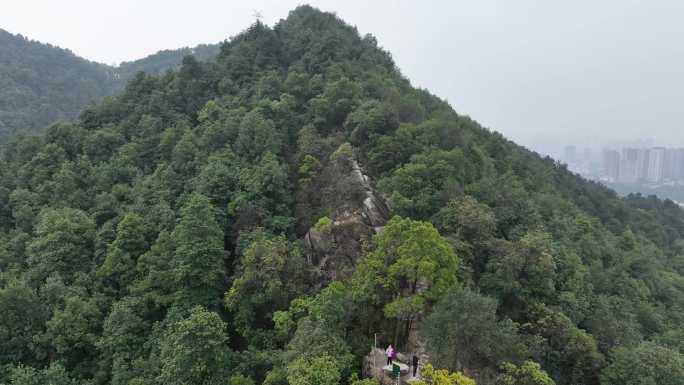 航拍重庆龙脊山