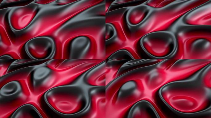 红黑移动液体抽象现代背景