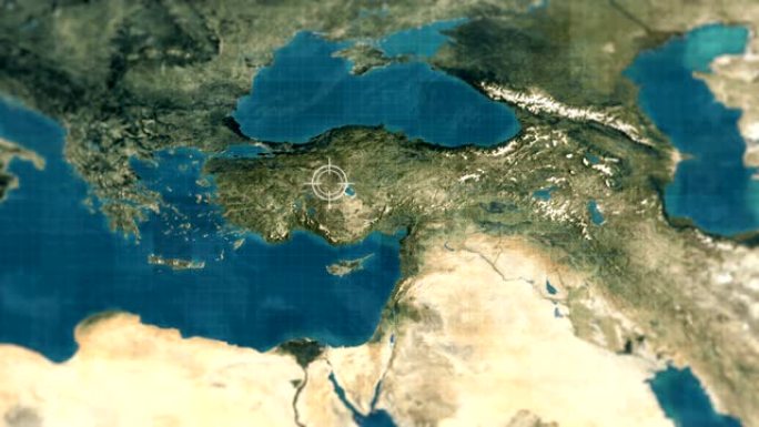 4k未来土耳其卫星图像