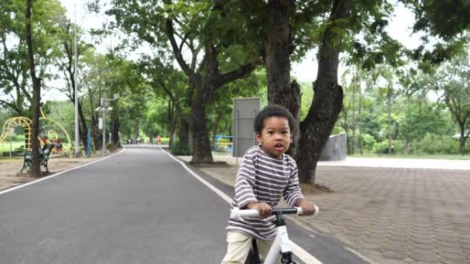 男孩自行车非洲小孩孩子骑自行车
