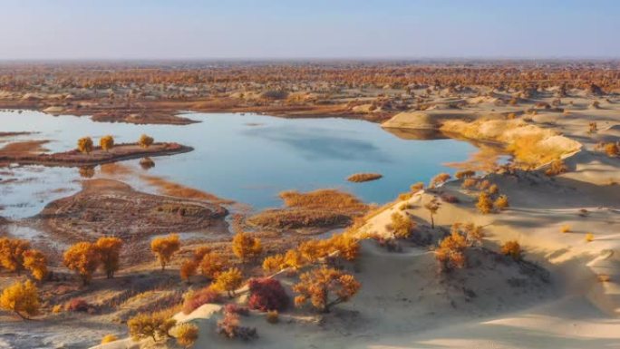 新疆鸟瞰图宣传片游客旅客