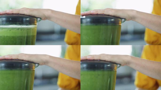 完美融合榨汁机绿色饮品