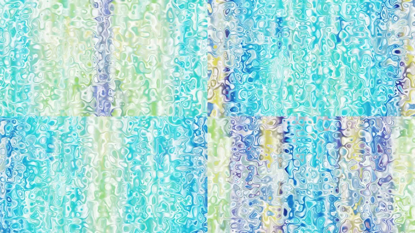 抽象艺术金属玻璃质感流体流动水纹背景38