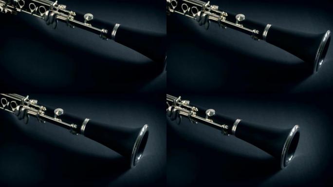 黑色单簧管管乐器