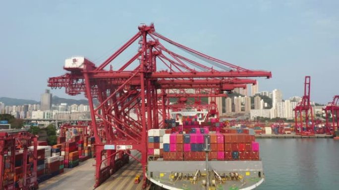 中国香港集装箱货运码头