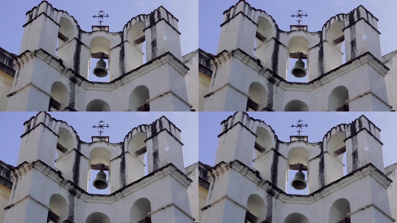 阿根廷科尔多瓦天主教堂的旧钟楼。
