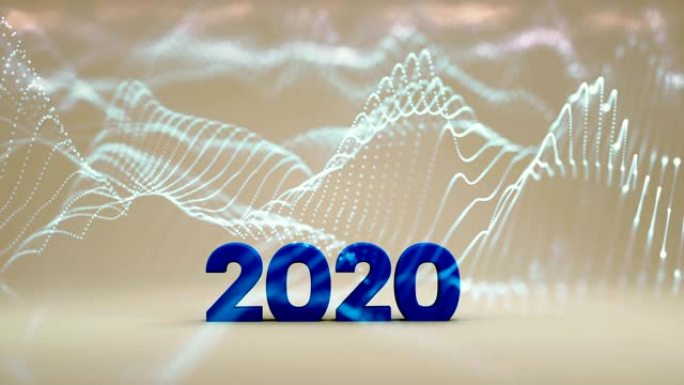 20202020粒子波动海浪粒子背景