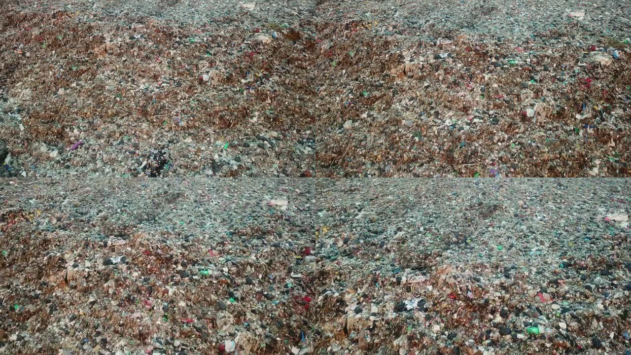 垃圾山公害塑料袋城市废物